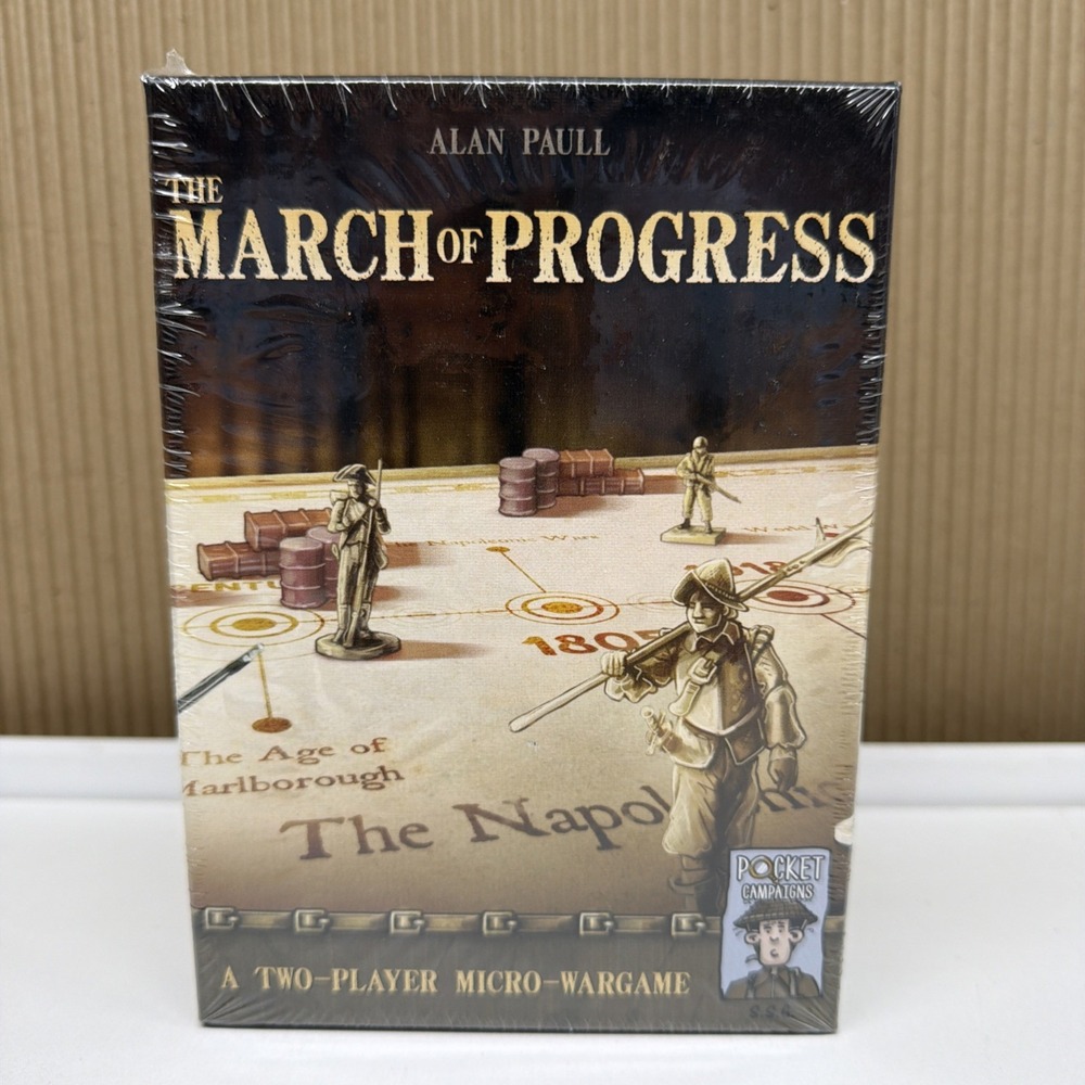 The March of Progress - War Board Game Pocket Campaign Strategy Card Game
